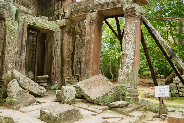 Ruïnes van de tempel van Banteay Kdei in Siem Reap, Cambodja. — Stockfoto