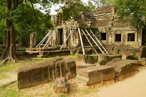 Ruïnes van de tempel van Banteay Kdei in Siem Reap, Cambodja. — Stockfoto