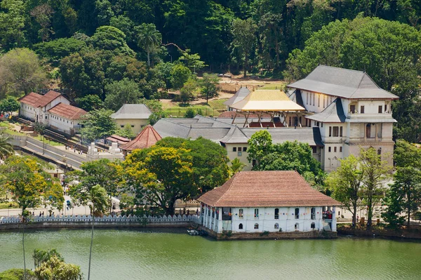 Kandy Sri Lanka May 2011 View Temple Tooth Sri Dalada — стоковое фото