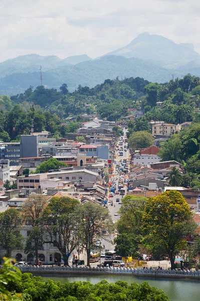 Kandy Sri Lanka Mai 2011 Blick Auf Den Zentralen Teil — Stockfoto