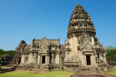 Nakhon Ratchasima, Tayland içinde Phimai Historical Park Hindu Tapınağı kalıntıları. Tayland en önemli Khmer tapınaklar biridir.