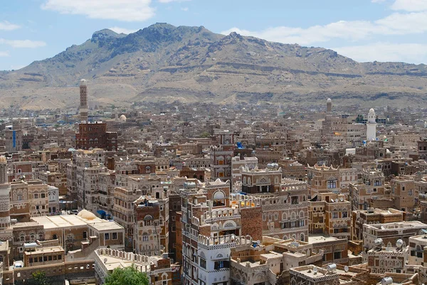 Sanaa Jemen September 2006 Blick Auf Die Stadt Sanaa Sanaa — Stockfoto