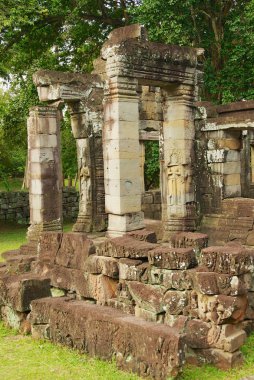 Siem Reap, Kamboçya Banteay Kdei Tapınağı kalıntıları. 