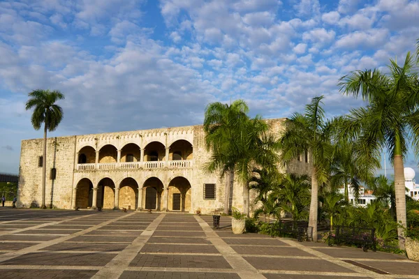 Santo Domingo Dominikanische Republik November 2012 Doppelpunkt Palast Mit Quadratischem — Stockfoto