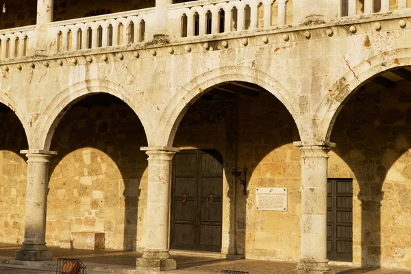 Santo Domingo Dominican Republic November 2012 Exterior Detail Colon Palace — Stock Photo, Image