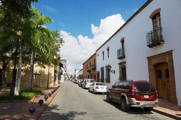 Santo Domingo Dominikanische Republik November 2012 Blick Auf Die Straße — Stockfoto