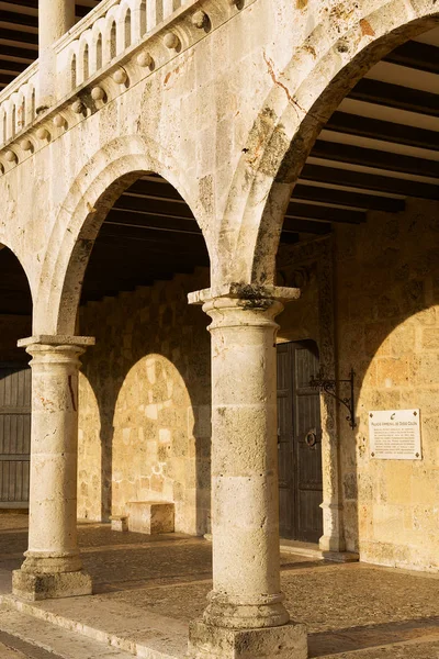 Santo Domingo República Dominicana Novembro 2012 Detalhe Exterior Fachada Palácio — Fotografia de Stock