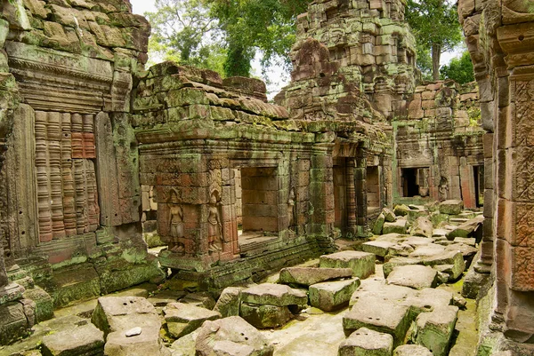 Ruïnes van de tempel van Preah Khan in Siem Reap, Cambodja. — Stockfoto
