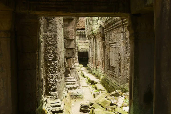 Ruínas do templo Preah Khan em Siem Reap, Camboja . — Fotografia de Stock
