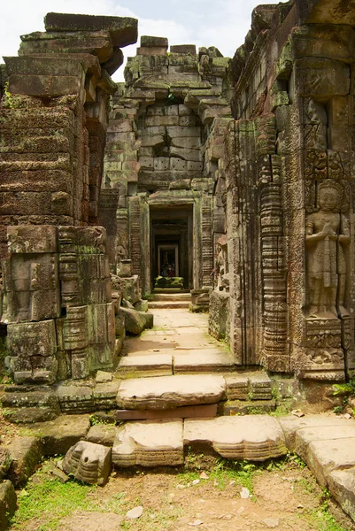 Siem Preah Khan Tapınağı kalıntıları Reap, Kamboçya. — Stok fotoğraf