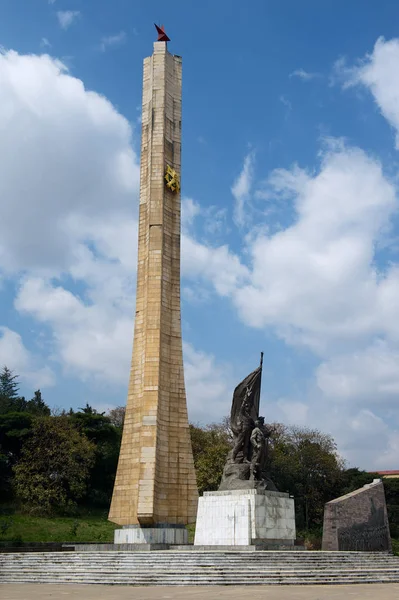 Addis Abababa Äthiopien Januar 2010 Tiglachin Denkmal Oder Derg Denkmal — Stockfoto