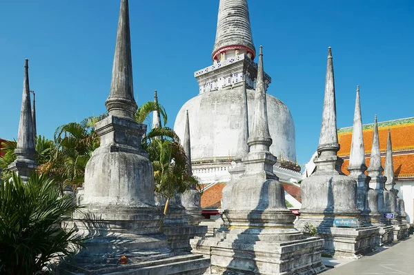Nakhon Sri Thammarat Kwiecień 2012 Ancient Stone Stup Wat Phra — Zdjęcie stockowe