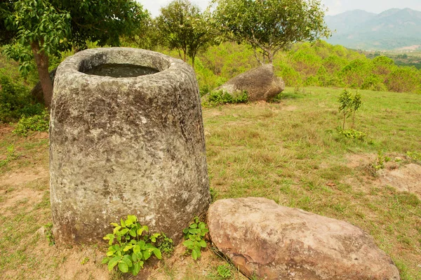 Ancient Stone Jars Plain Jars Site Phonsavan Xienghouang Province Laos — Stock Photo, Image
