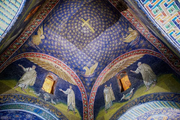 Ravenna Italia Mai 2013 Interiorul Mausoleului Din Galla Placidia Capelă — Fotografie, imagine de stoc