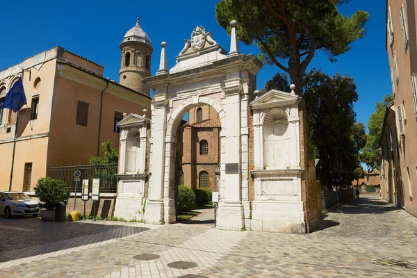 Ravenna Talya Mayıs 2013 Basilica San Vitale Giriş Kapısı Mausoleo — Stok fotoğraf
