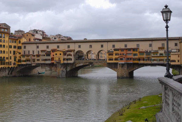 Floransa Italya Mart 2007 Floransa Italya Arno Nehri Üzerinde Ponte — Stok fotoğraf