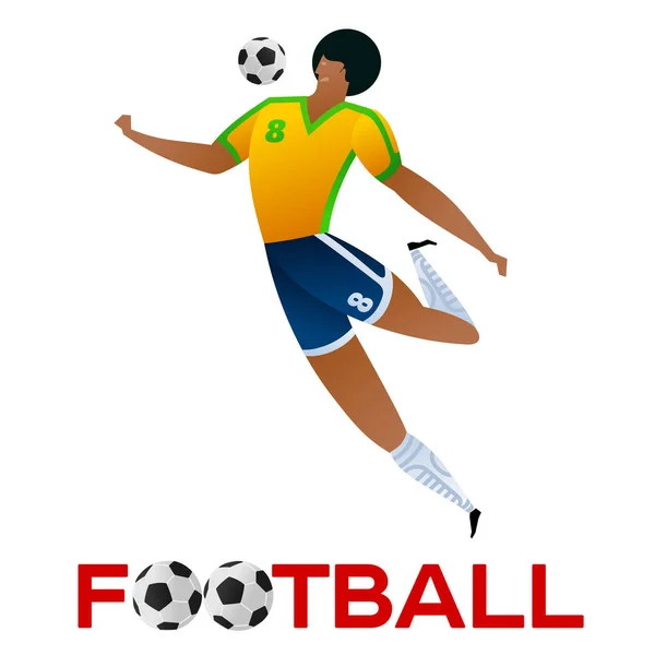 Ποδοσφαιριστής φόντο — Διανυσματικό Αρχείο