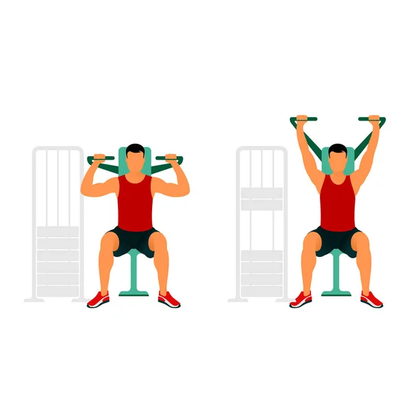 Ejercicios Fitness Para Cuerpo Fuerte Hermoso Ejercicio Físico Aeróbico Entrenamiento — Vector de stock