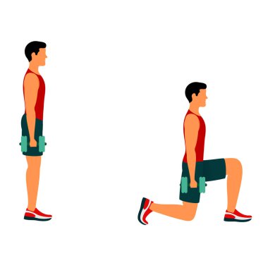 Fitness egzersizleri için güçlü ve güzel vücut. Fitness, aerobik ve egzersiz spor salonunda egzersiz. Çizgi stili beyaz arka plan üzerinde izole jimnastik salonu simgeler vektör kümesi. İnsanlar jimnastik salonu. Spor salonu ekipman.