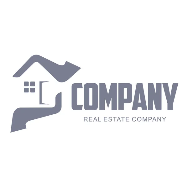 Conjunto de modelos de logotipo da empresa imobiliária para identidade corporativa —  Vetores de Stock