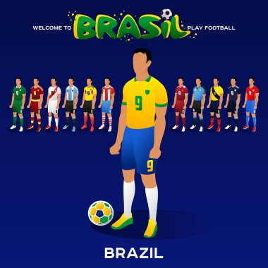 Futbolcu milli takımlar şeklinde.