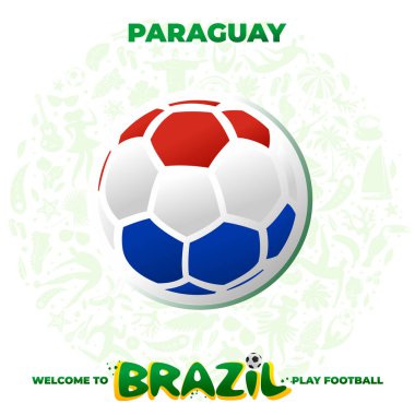 Futbol topu ulusal bayrak renkleri