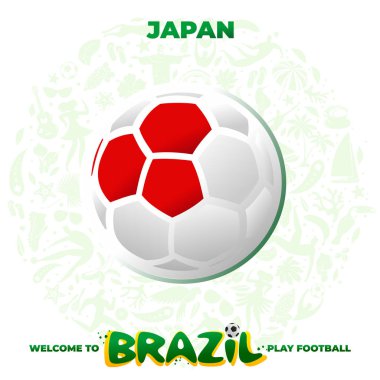 Futbol topu ulusal bayrak renkleri