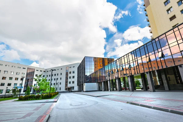 Novosibirsk, Batı Sibirya, Rusya Federasyonu - 2 Haziran 2018: Novosibirsk state Üniversitesi (Nsu). Yeni bina