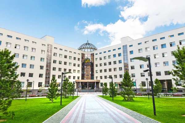 新西伯利亚 西西伯利亚 俄罗斯 2018年6月2日 新西伯利亚州立大学 Nsu 新建筑 — 图库照片