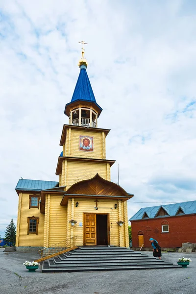 Χωριό Σουζούν Νοβοσιμπίρσκ Περιοχής Δυτική Σιβηρία Ρωσία Ιούλιος 2018 — Φωτογραφία Αρχείου