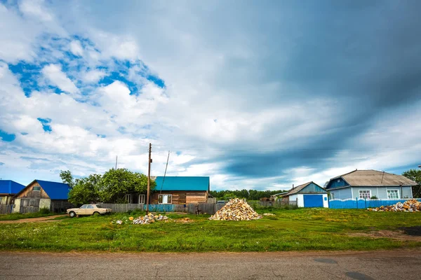 Sidorovo Village Novosibirsk Oblast Western Siberia Russia July 2018 Rural — Stock Photo, Image