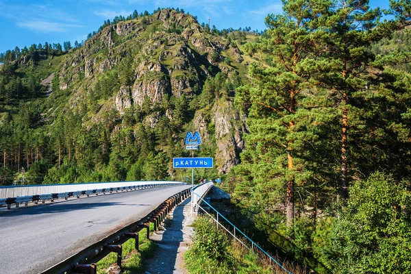 Katun Річки Гори Алтай Південь Сибіру Росія Серпень 2018 Роки — стокове фото