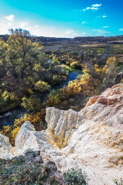 Uscita Delle Rocce Sedimentarie Dell Antico Oceano Fiumi Sipuniha Distretto — Foto Stock