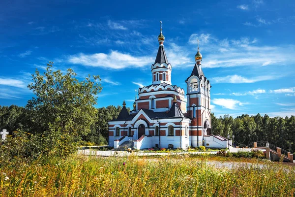 Microdistrict Skedar Iskitim City Novosibirsk Region Västra Sibirien Ryssland Augusti — Stockfoto