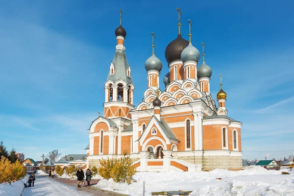 Katedral för att hedra transfigurationen. Staden Berdsk, västra Sibirien — Stockfoto