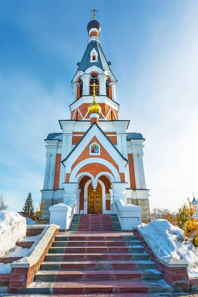Katedral för att hedra transfigurationen. Staden Berdsk, västra Sibirien — Stockfoto