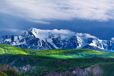 Kuzey Chuyskiy Sıradağları. dağ Altai