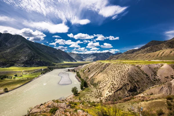 Chui-oozy (nehirler Chuya ve Katun konfluence). Altay 