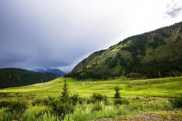 Dağ manzarası. Altai Republic, Rusya Federasyonu — Stok fotoğraf