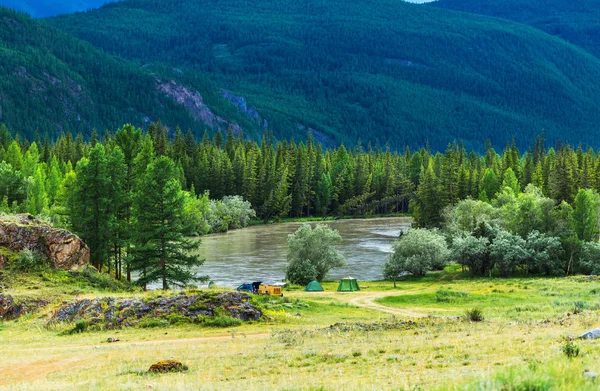 El río Chuya. República de Altai, Rusia — Foto de Stock