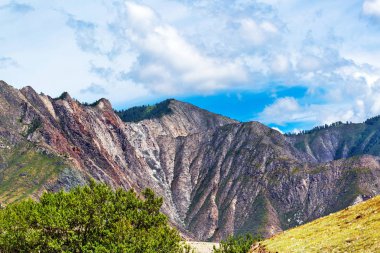 Dağ Altay manzara. Altay Cumhuriyeti, Rusya Federasyonu
