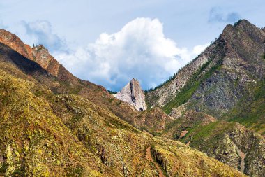 Dağ Altay manzara. Altay Cumhuriyeti, Rusya Federasyonu