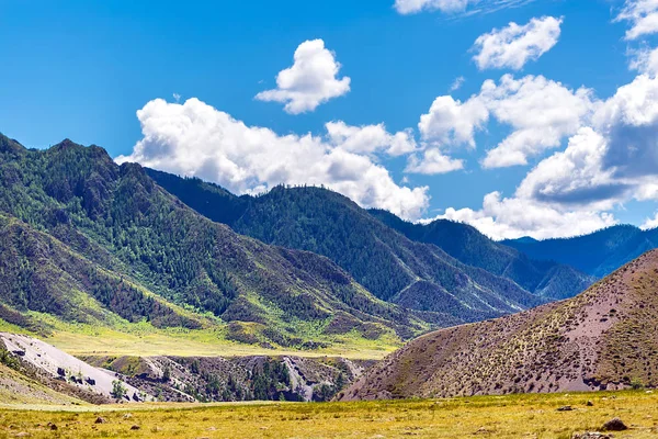 Hora Altai na šířku. Altajská republika, Rusko — Stock fotografie