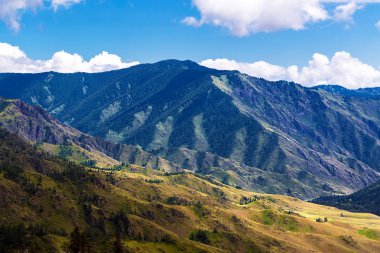 Chike - Taman dağ geçidi. Altay Cumhuriyeti, Rusya Federasyonu