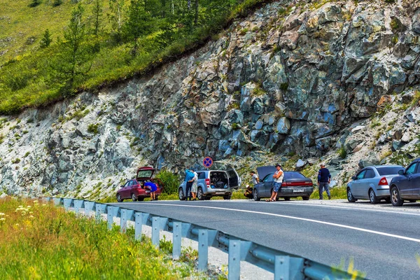 Chike - Passagem de montanha de Taman. República Altai, Rússia — Fotografia de Stock