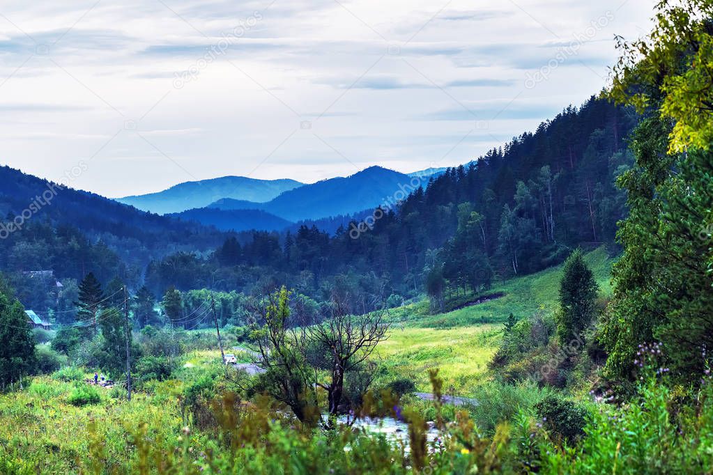 Altai river Kuyum. Gorny Altai, Siberia, Russia