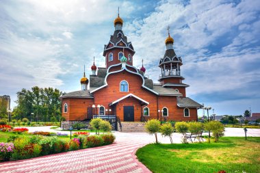 Epifani onuruna Ortodoks Kilisesi. Berdsk, Batı Sibirya