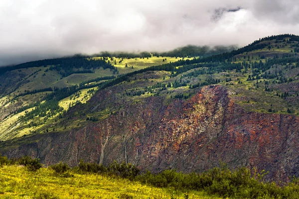 Terras Altas Chulyshman Desfiladeiro Rio Chulyshman Ulagansky District Altai Republic — Fotografia de Stock