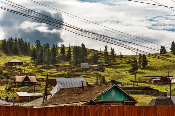 Ulagan Village Ulagan District Altai Republic Russia July 2020 Lantlig — Stockfoto