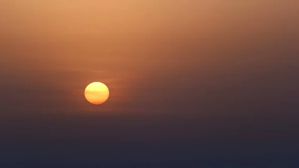 Восход Солнца Аджмане Аджмане Крыши Timelapse Аджман Является Столицей Эмирата — стоковое фото